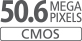 50.6 Megapixel APS-C size CMOS sensor