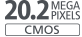 20.2 mega pixels CMOS