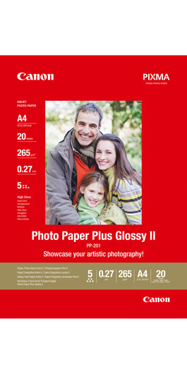Genuine Canon 4x6 100 gloss photo paper PP201 for PIXMA MX492 MG6820 2520 2420 